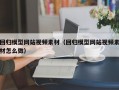 回归模型网站视频素材（回归模型网站视频素材怎么做）