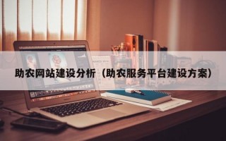 助农网站建设分析（助农服务平台建设方案）